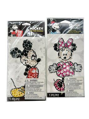 Disney Mickey and Minnie Mouse Bling Stickers 90 Yrs Magic Rhinestone Craft Set